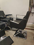 Перукарське крісло А016 гідравлічний витяг на квадратній базі для салону краси, фото 5