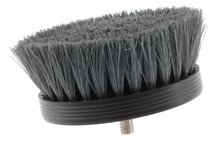 SGCB SGGD236 Pneumatic Carpet Brush Grey — щітка-насадка на дриль для чищення текстилю середня, сіра 90 мм, фото 1
