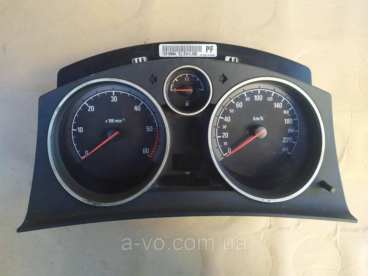 Щиток панель приладів Opel Astra H, Zafira B, 1.7, 1.9 CDTI, 13216684 PF, фото 1