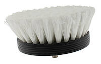 SGCB SGGD237 Pneumatic Carpet Brush White - щетка-насадка на дрель для чистки текстиля мягкая, белая 90 мм