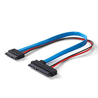 Переходник питания SlimSATA Female 7+6 13pin to SATA Female 7+15 22pin, 5V L=30см