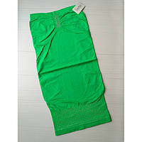 Платье туника Greenice бесшовное стразы зеленый S\M 2499