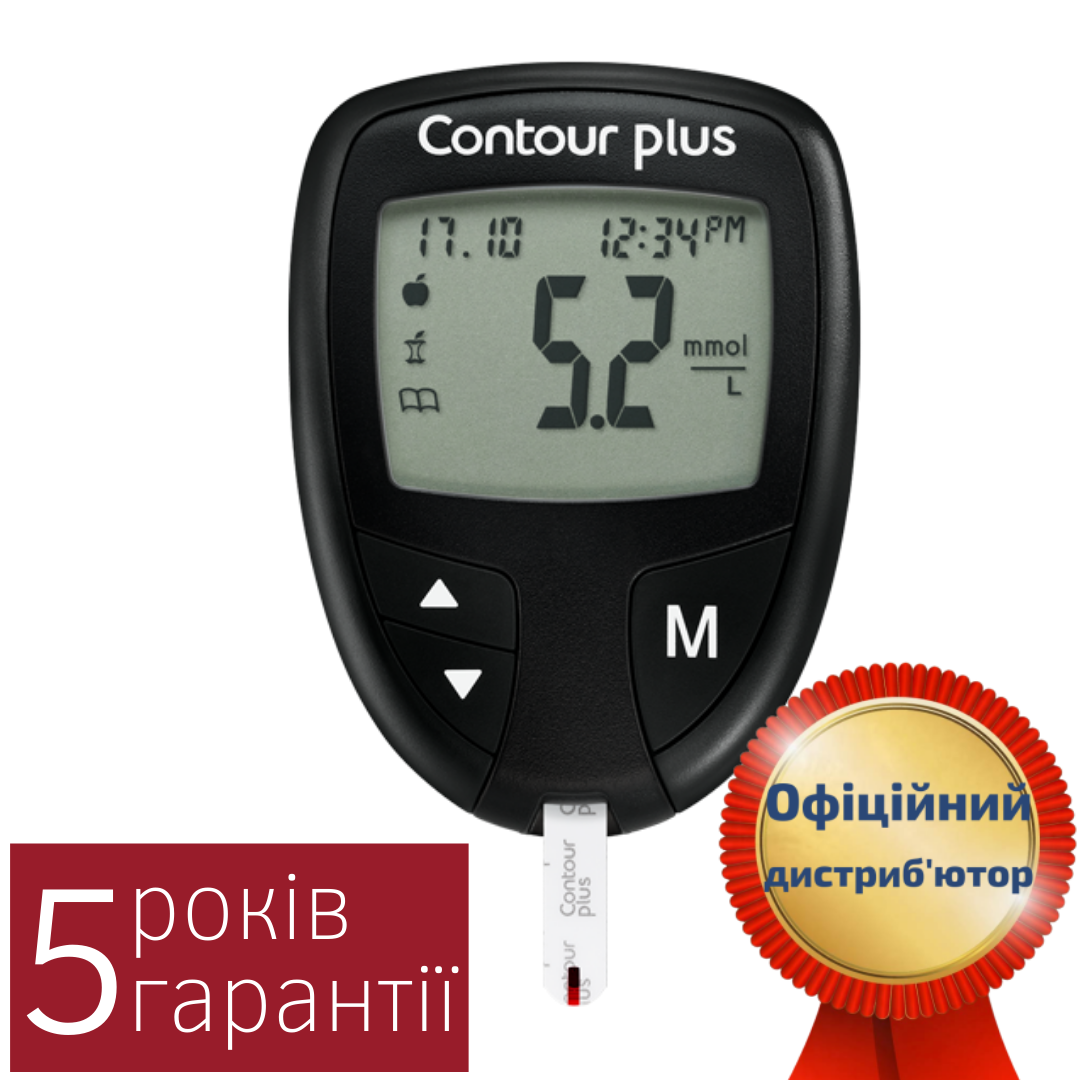 Глюкометр Контур плюс - Contour Plus . Вимірювання глюкози в крові