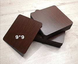 Підкладка для торта квадратний колір венге 9*9 см