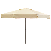 Зонт профессиональный 250/8 см Avacado/Авакадо без базы, полиэстер Бежевый (Papatya TM)