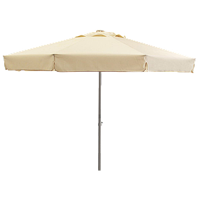 Зонт професійний 250/8 см Avacado/Авокадо без бази, поліестер Бежевий (Papatya TM)