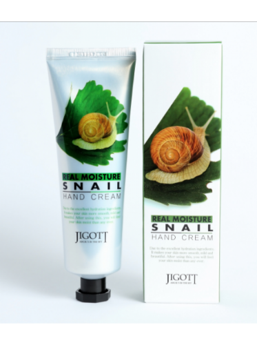 Равликовий крем для рук Jigott Real Moisture Snail Hand Cream 100 мл