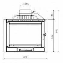 Кимінна топка NORDFLAM ETNA Чавунна топка 🔥14 кВт офіційна гарантія від виробника, фото 3