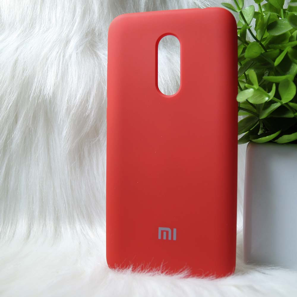 Силіконовий чохол Original Silicone case Xiaomi Redmi 5 Plus Red (червоний)