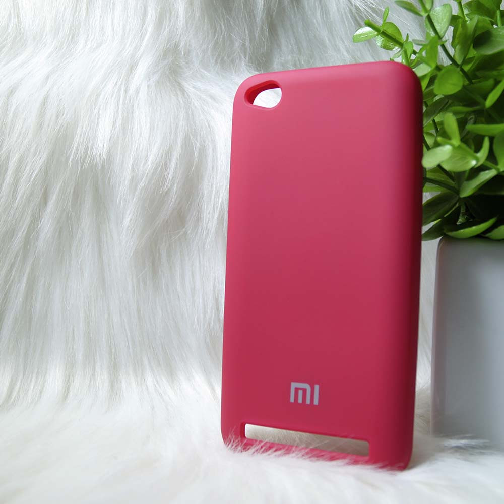 Силіконовий чохол Original Silicone case Xiaomi Redmi 5 Plus Bordo (бордовий)