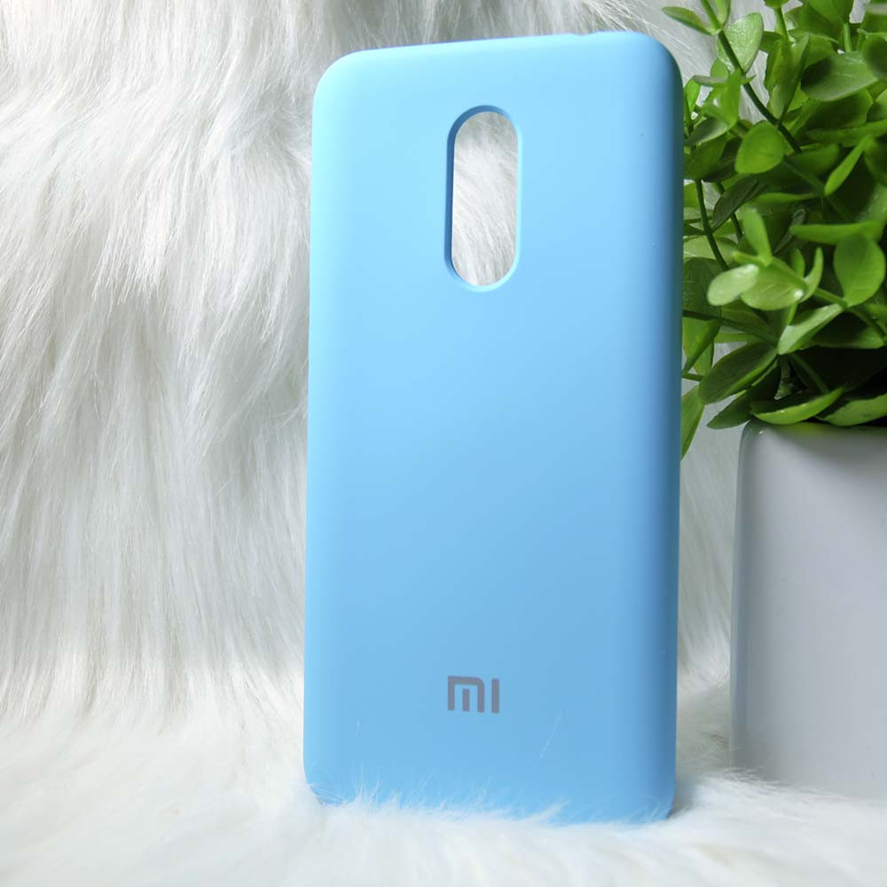 Силіконовий чохол Original Silicone case Xiaomi Redmi 5 Plus Blue (синій)