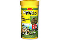 JBL Novo Pleco корм в таблетках для растительноядных сомов, 1 л