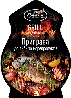 Приправа до риби та морепродуктів 30 г ТМ "Малюнок", фото 1