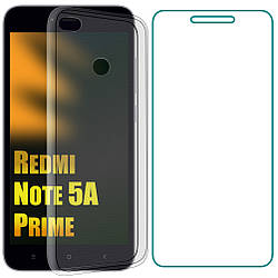 Комплект Чохол і Захисне Скло Xiaomi Redmi Note 5A Prime (Сяоми Ксиаоми Редми Ноут Ноте 5А Прайм)