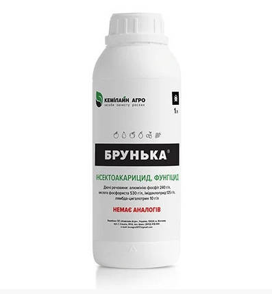 Інсекто-аккарицид і фунгіцид Брунька 1л Кемілайн Агро, ефективний засіб для обробки саду, фото 1