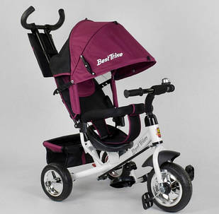 Триколісний велосипед Best Trike 6588 — 18-595 БОРДОВИЙ сталева рама, колеса піна