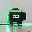 Лазерний рівень ► СТЯЖКИ ПЛА 3D 12 ліній Kaitian + ПУЛЬТ + КРОНШТЕЙН + АКБ 8 годин роботи KT-MG3D5SC, фото 5