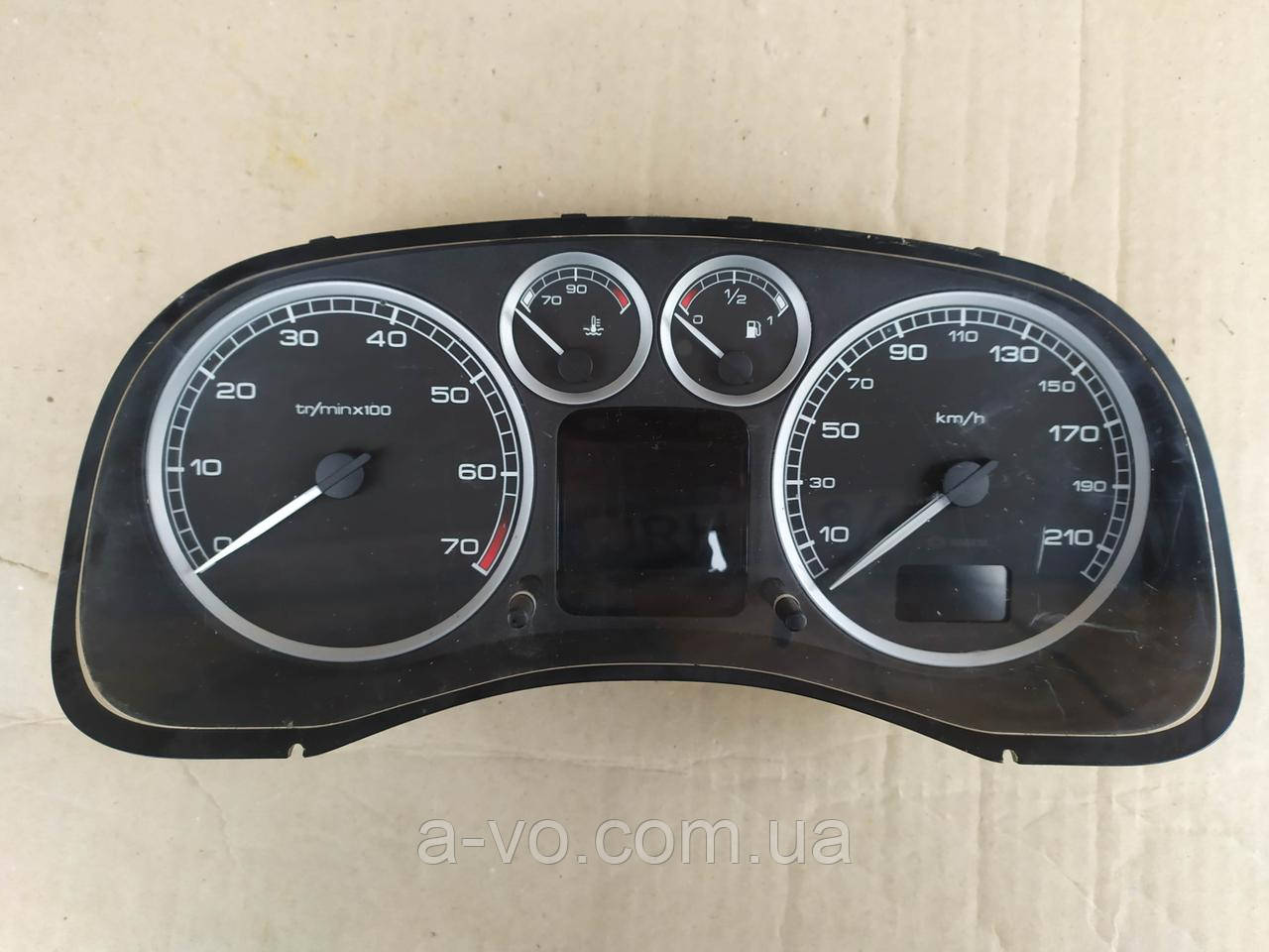 Щиток панель приладів Peugeot 307 1.6B P9645768480 E 01, P9645768480 9645768480, фото 1