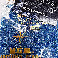 Рубка Matsuno 45 11/0 2CUT 100гр Блакитний, внутрішній колір срібло