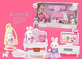 Набір меблів з флоксовою твариною Вітальня, 13 елементів, герой флоксовий, меблі, аксесуари, в коробці