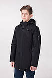 Демісезонна куртка на хлопчика чорна — 40, 42, 44, 46, фото 2