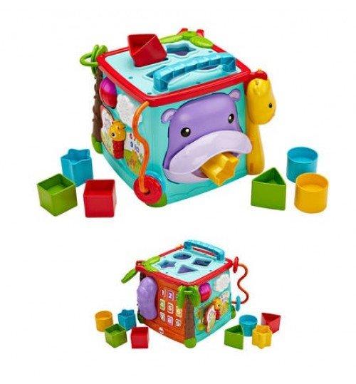 Муз разв.куб батар.,пісні, сортер, головоломка, пищалка, в кор.24*19,5*25см