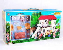 Будинок Лісові мешканці та набір меблів з флоксовыми фігурками у коробці 65*34*17 см