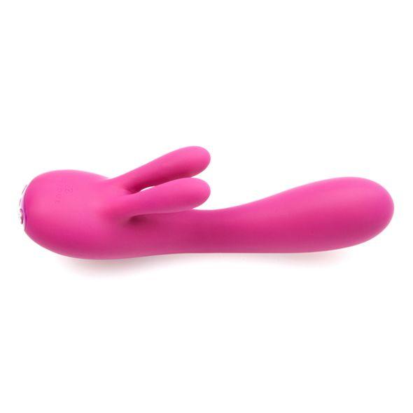 Joue Vibrator - Fifi Fuchsia з трьома двигунами, глибока вібрація