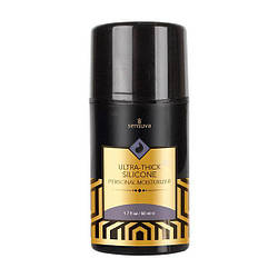 Товста силіконова мастильна сенсува ультра -силікон (50 мл) без гліцерину, парабенів та ментолу
