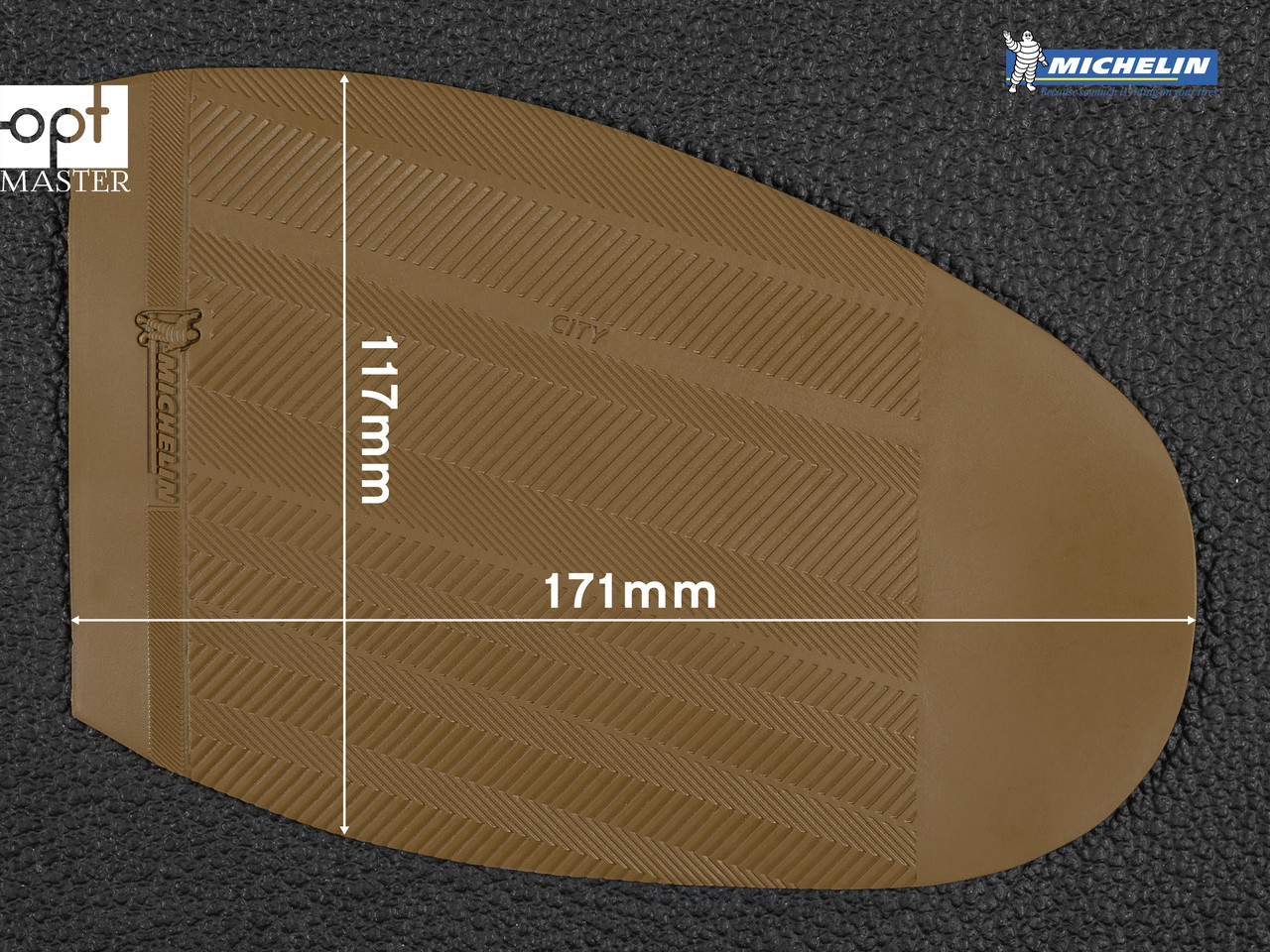 Гумова профілактика XA002 CITY MICHELIN (Франція), р. 42-44, кол. карамель (тропік)