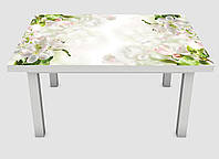 Наклейка на стол Zatarga Нежное цветение 600х1200 мм для домов, квартир, столов, кофейн, кафе