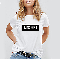 Футболка Moschino.Товари Москіно (ЖІНОЧНА)