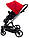 Дитяча коляска 2 в 1 Ibebe I-Stop Chrome Red, фото 8