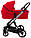 Дитяча коляска 2 в 1 Ibebe I-Stop Chrome Red, фото 3