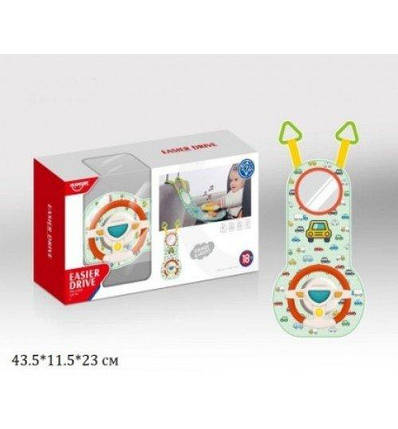 HE0623 Кермо для гри в автомобілі муз, світло. кор.43,5*11,5*23 см, фото 1