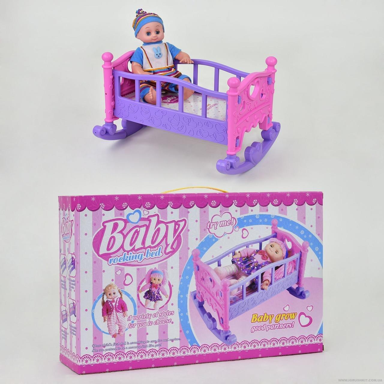 888-27 Пупс з ліжечком