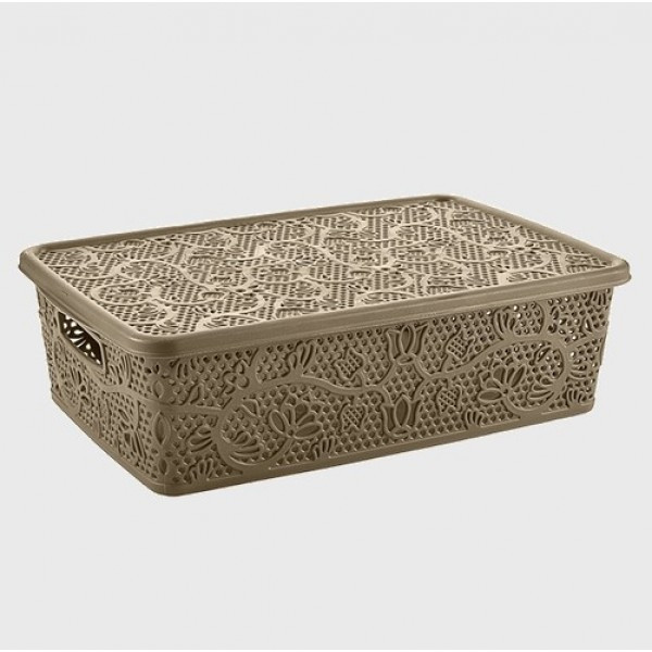 Кошик із кришкою для зберігання Lace Tuffex 10 л