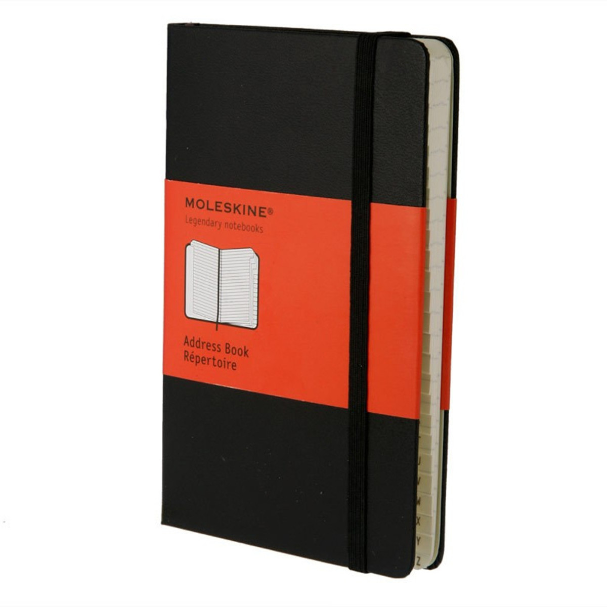 Блокнот адресна книга Moleskine Creative кишеньковий 9х14 см Абетка Чорний (9788883701016)