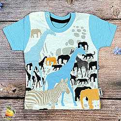 Футболка для малюка "Зоопарк" Розміри: 6,9,12 місяців (20197-2)