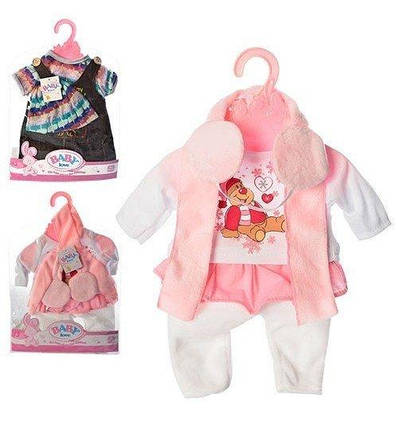 13-01 Ляльковий вбрання ляльки baby born, в кульку, 22-26-0,5 см, фото 1