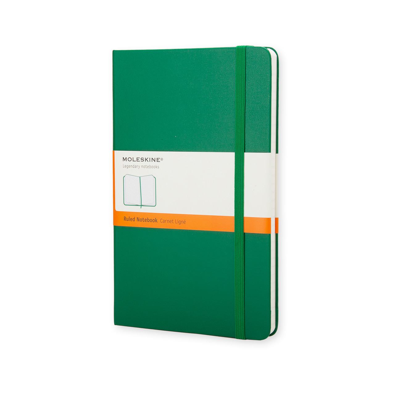 Блокнот Moleskine Classic середній 13х21 см в лінію Зелений (9788866136309)