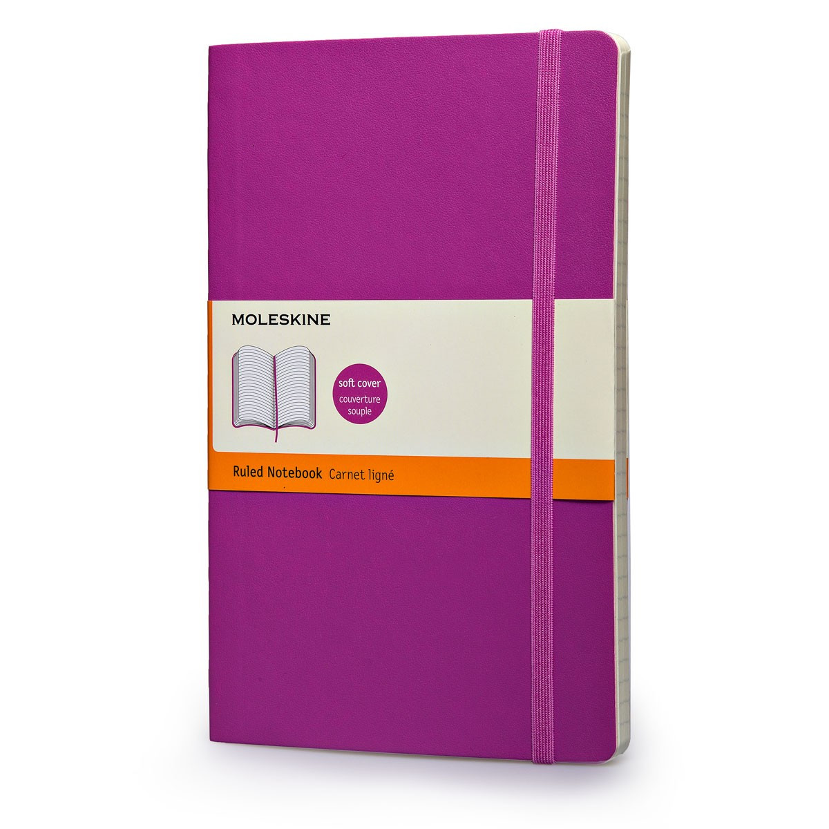 Блокнот Moleskine Classic середній 13х21 см в лінію Рожевий М'який (9788867323647)