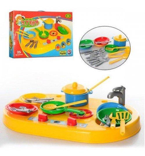 1912 Детский игровой набор Кухня пластик Технок