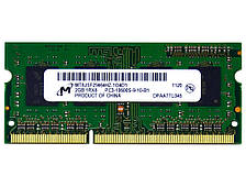 DDR3 2GB 1333 MHz (PC3-10600) SODIMM Micron MT8JSF25664HZ-1G4D1