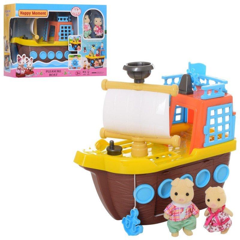 MBE18-2 Тварини флоксовые корабель, 2 фігурки, в кор. 41*28*5 см