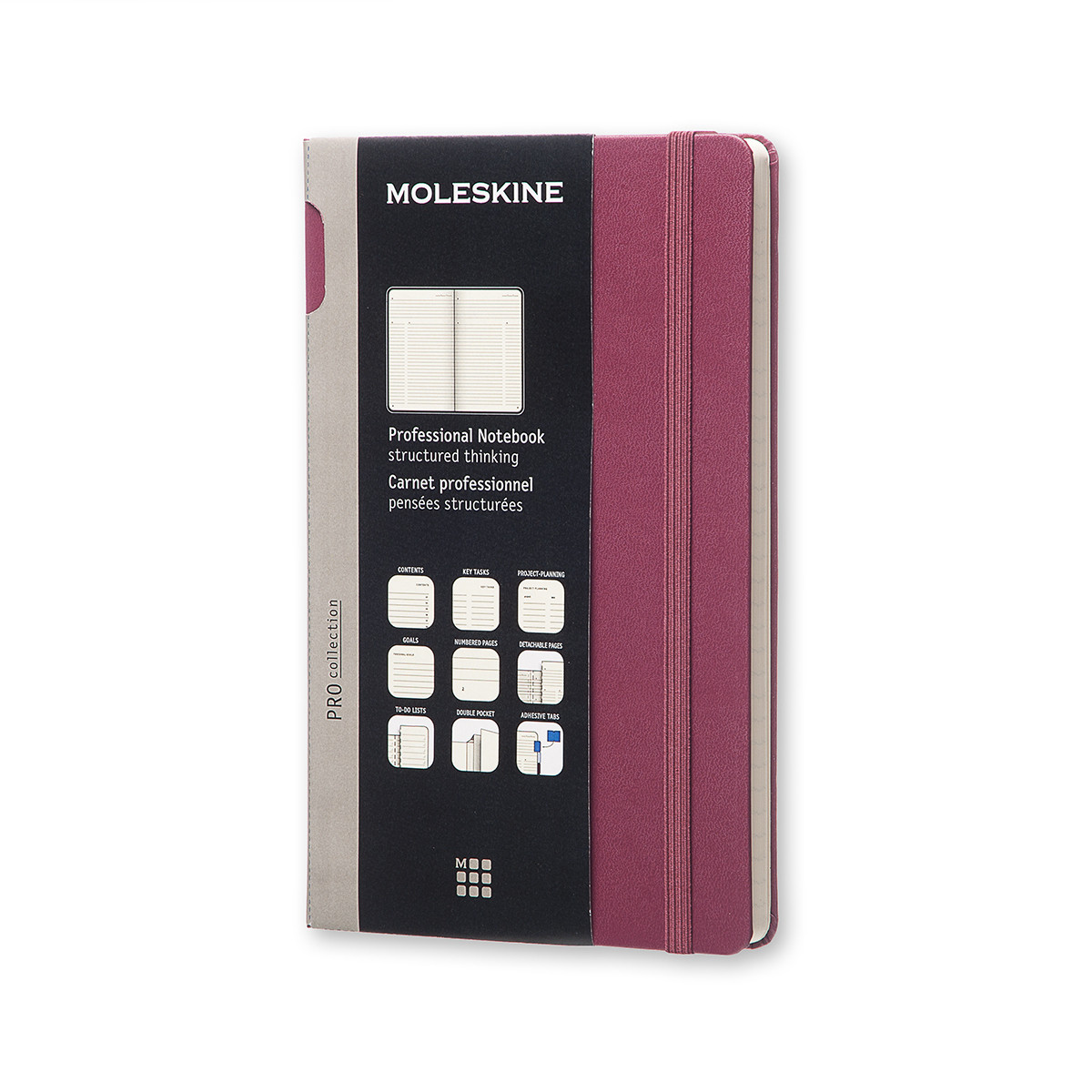 Блокнот Moleskine PRO середній 13х21 см Бургунді (8051272891317), фото 1