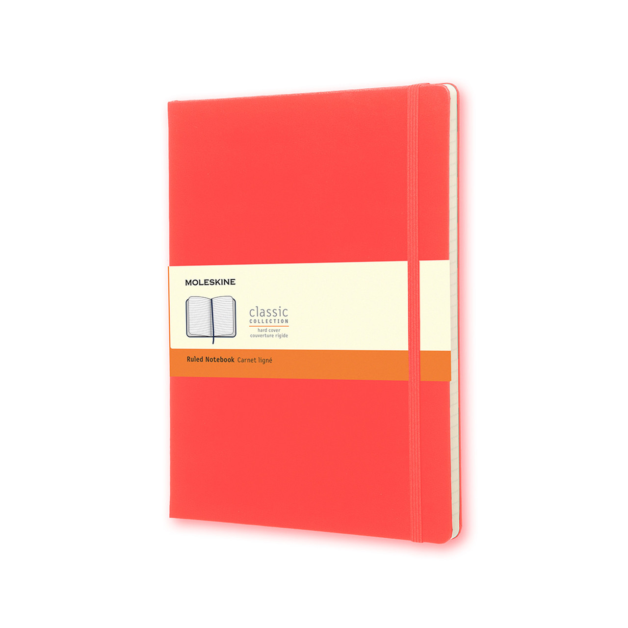 Блокнот Moleskine Classic Великий 19х25 см в лінію Кораловий (8051272892659), фото 1