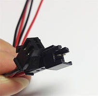 2pin з'єднувач провід 10см "папа"