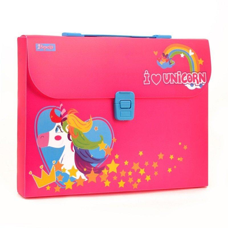 491443 Портфель пластиковий "Magic unicorn"