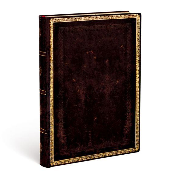 Блокнот Paperblanks Стара Шкіра Flexi середній 13х18 см в лінію Чорний Марокканський (9781439744444)